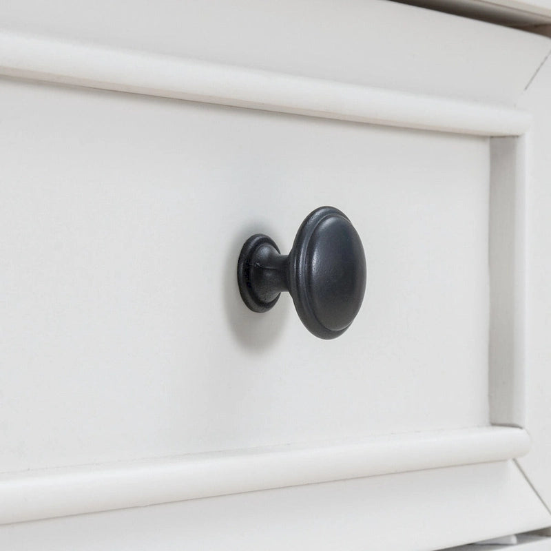Table console à 3 tiroirs gris délavé / expresso / blanc antique / bleu marine – simple