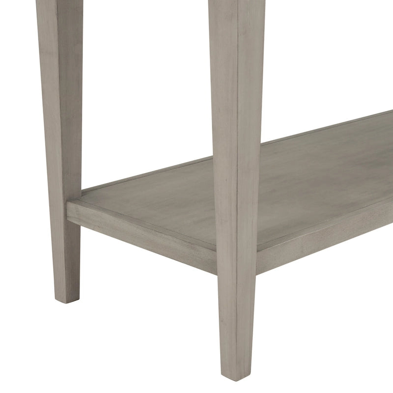 Table console à 3 tiroirs gris délavé / expresso / blanc antique / bleu marine – simple