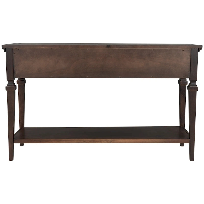 Table console à 3 tiroirs gris délavé / expresso / blanc antique / bleu marine – simple