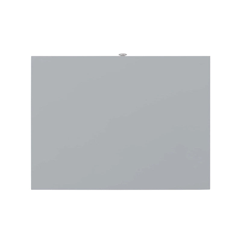 Étagère de Rangement au Sol avec Tiroir – Gris / Blanc, Cadre en Croix, Pour 1 Ménage