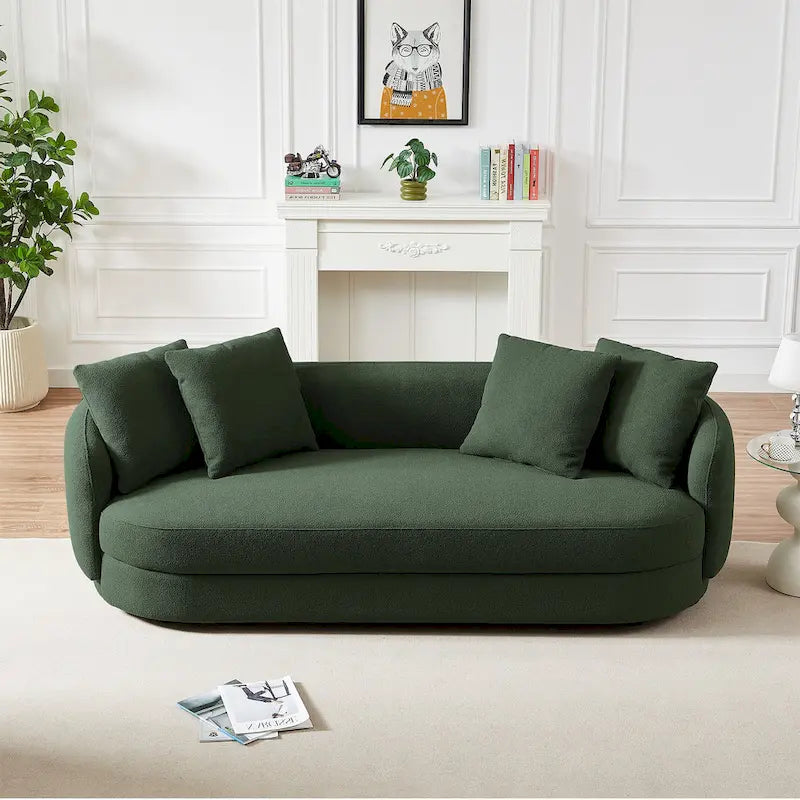 Banc de rangement en velours jaune/vert/gris foncé/blanc/noir/camel avec cadre en bois – Individuel
