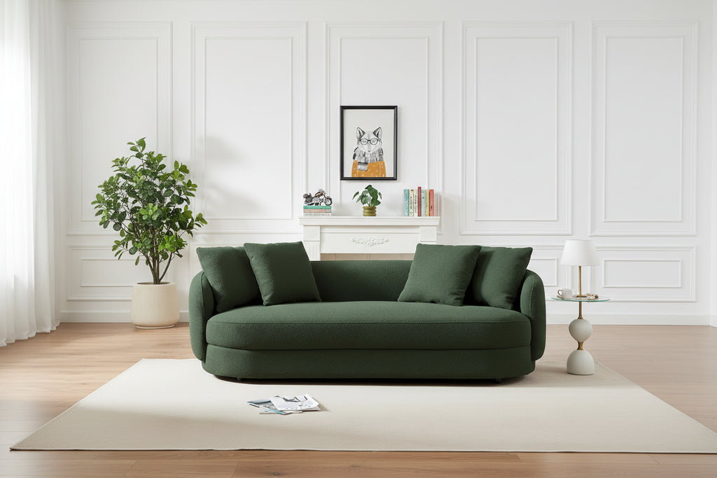 Banc de rangement en velours jaune/vert/gris foncé/blanc/noir/camel avec cadre en bois – Individuel